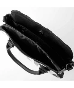 New In Killstar Lines Tag Stripe Bag Black White