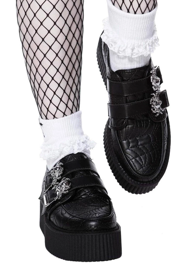 New In Killstar Dead 'N' Buried Web Creepers Black