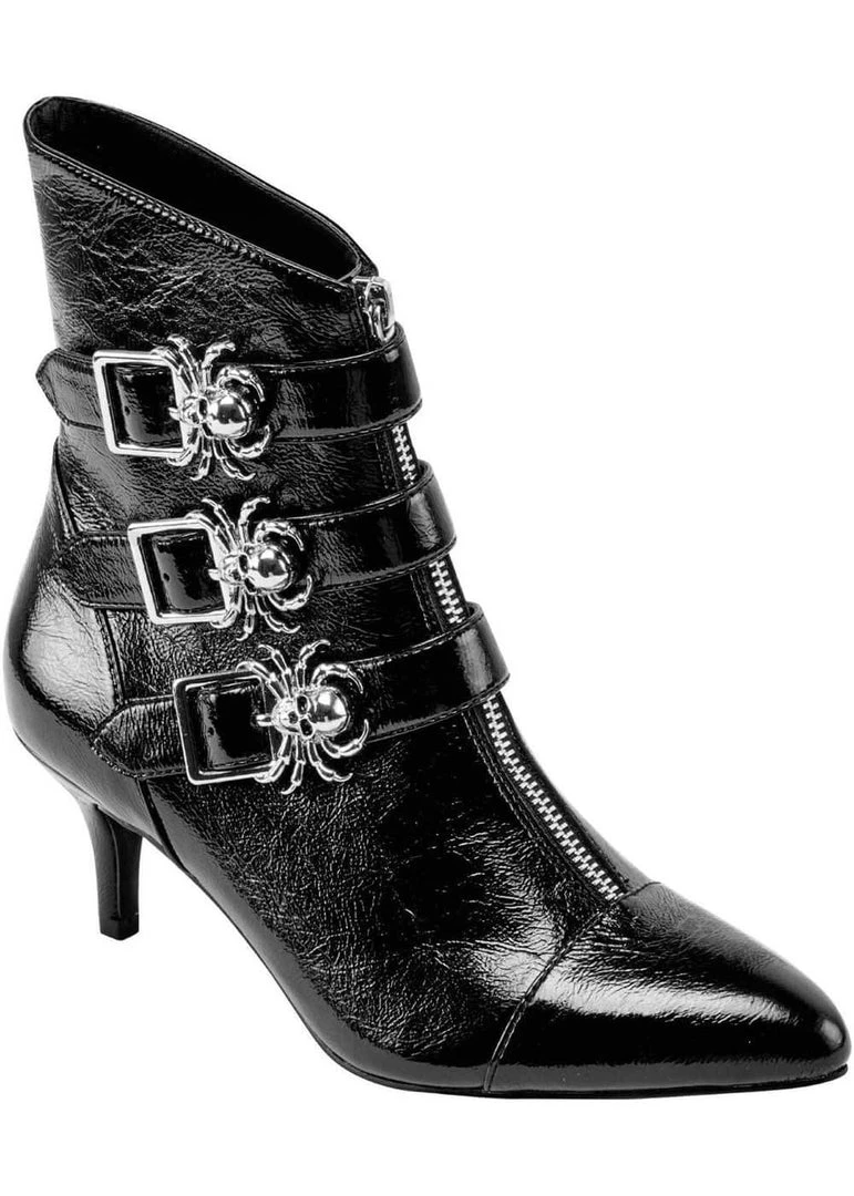 Killstar Mania Skulls Boots Zwart