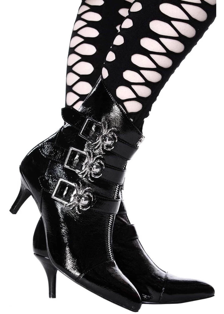 Killstar Mania Skulls Boots Zwart