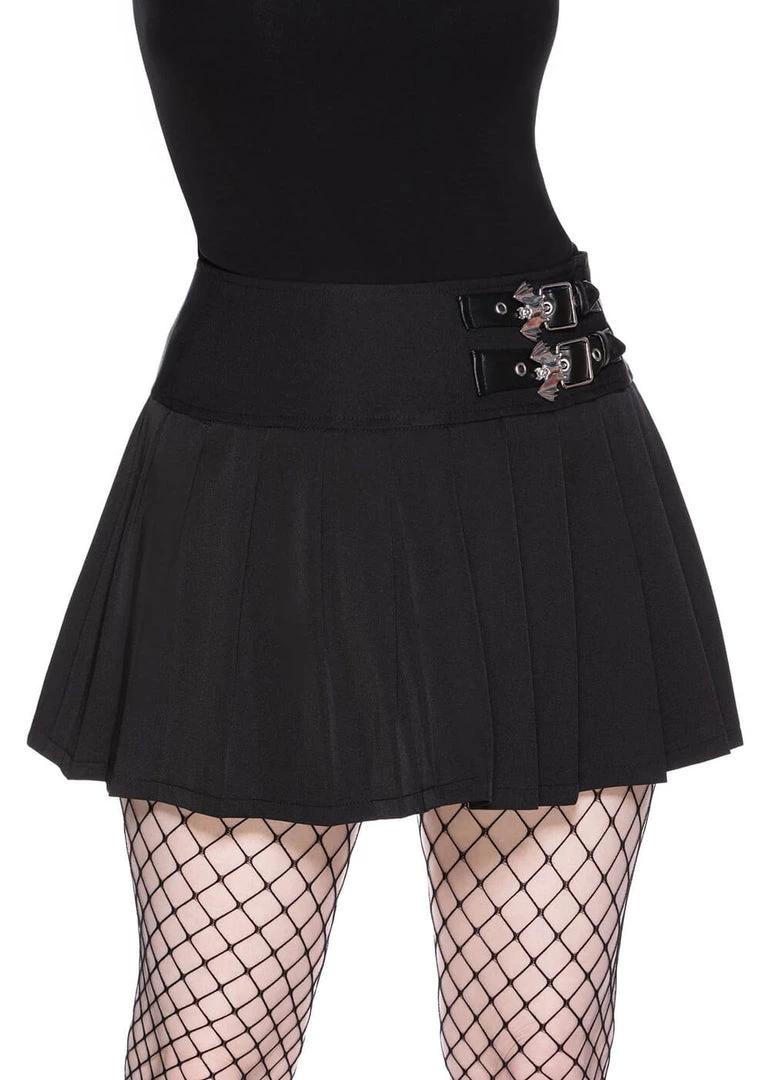Killstar Bat Girl 80's Mini Skirt Black New In
