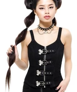 Killstar Disillusion Bat 80's Top Black