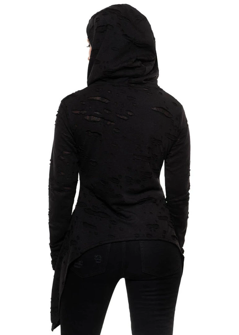 Killstar Hex Hooded Top Black
