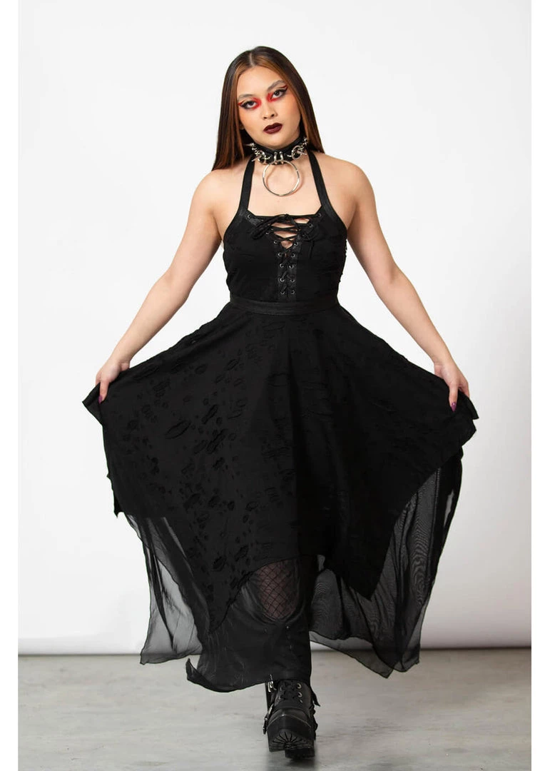 Killstar Badlands Maxi Dress Black New In