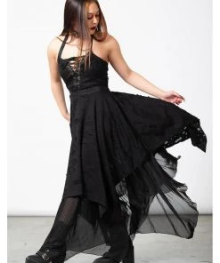 Killstar Badlands Maxi Dress Black New In