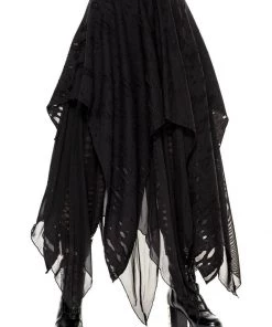 Killstar Death Valley Maxi Skirt Black New In