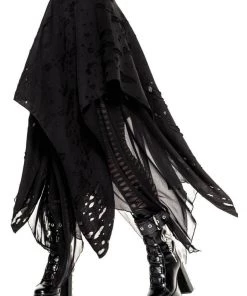 Killstar Death Valley Maxi Skirt Black New In