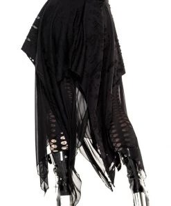 Killstar Death Valley Maxi Skirt Black New In