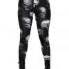 Killstar Headcase Skulls Leggings Black
