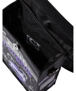 Killstar Dark Delights Cat Backpack Shoulderbag Black