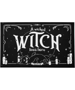 Killstar Wicked Witch Doormat Black New In