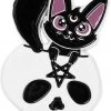 Killstar Hide 'N' Seek Cat Pin Silver