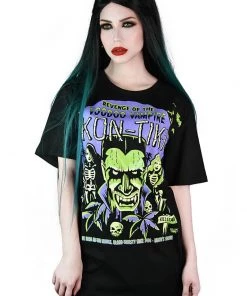 Killstar Vince Ray Kon-Tiki T-Shirt Black New In