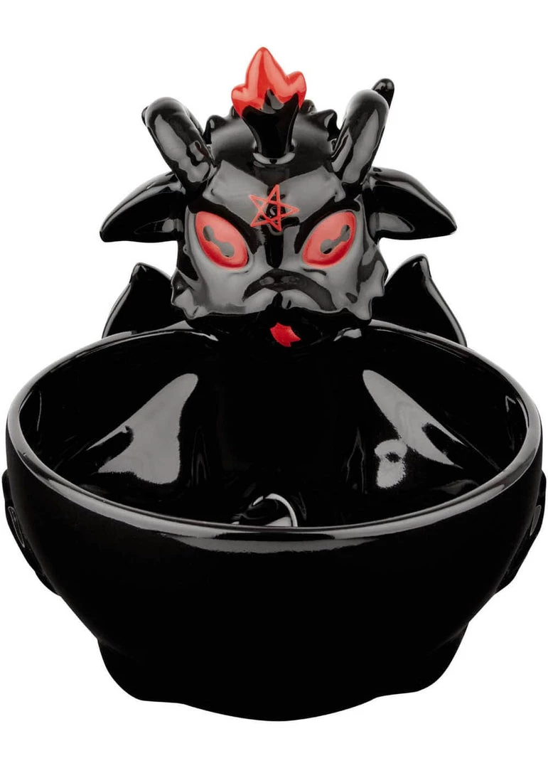New In Killstar Baphomet Bowl Black