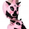 New In Killstar Kreeptures Dark Lord Slippers Bubblegum Pink