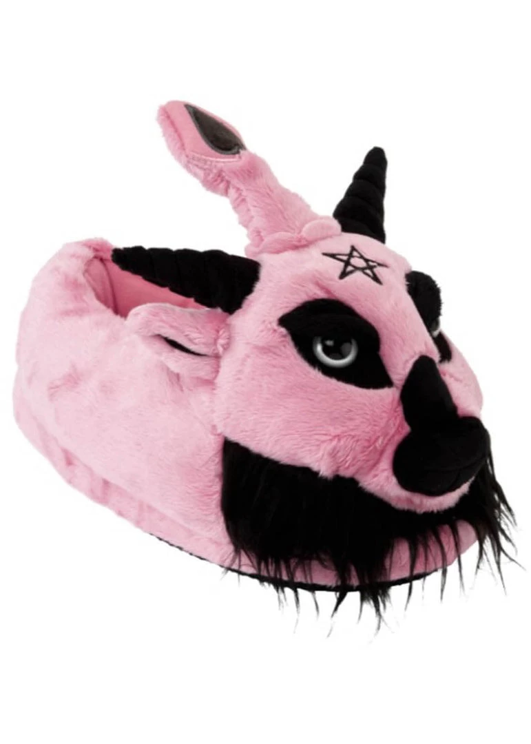 New In Killstar Kreeptures Dark Lord Slippers Bubblegum Pink