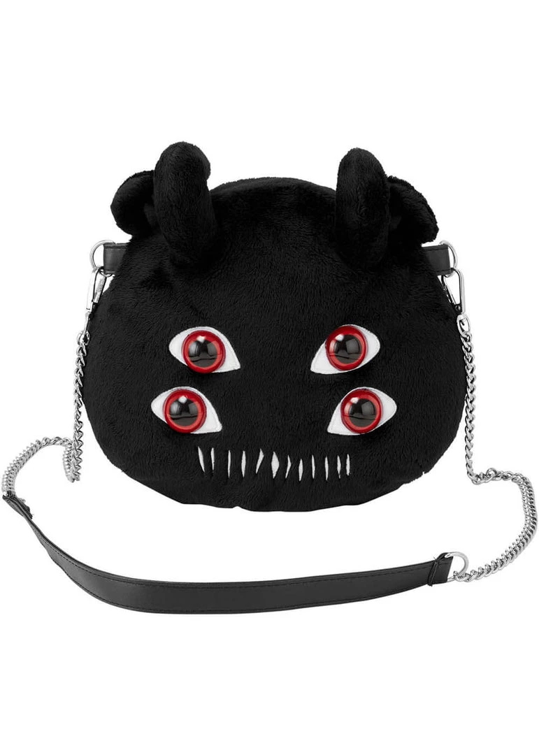 New In Killstar Kreeptures Don't Care Handbag Black