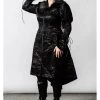 New In Killstar Evarose Brocade Coat Black