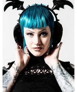 Killstar Just Wing It Batwings Earmuffs Black