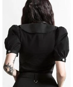 Killstar Kikimora Cross Top Black