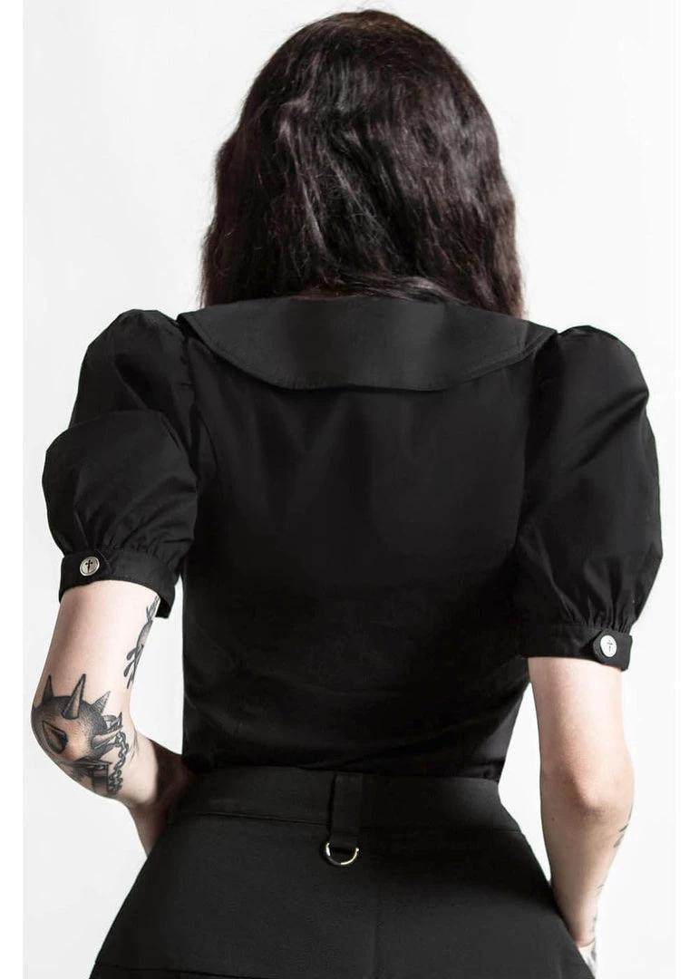 Killstar Kikimora Cross Top Black