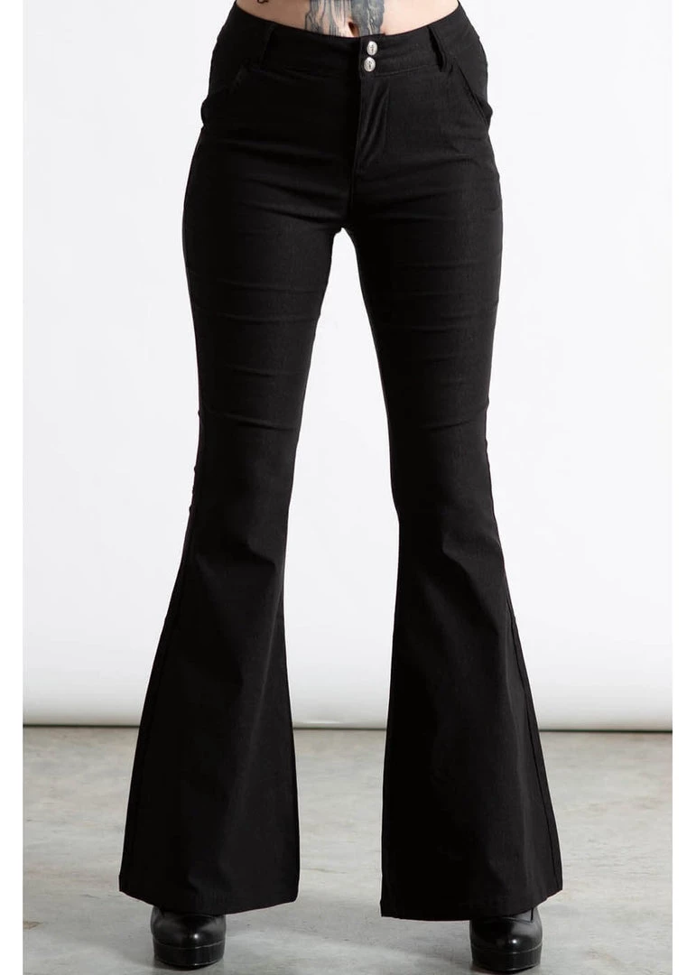 Killstar Seven Sins 70's Trousers Black New In