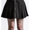 Killstar Rosalyn Cross Mini Skirt Black New In
