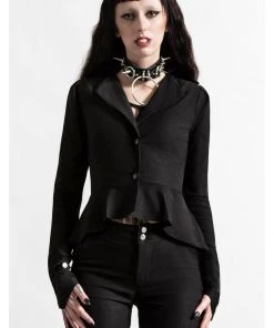 Killstar Testament Office Jacket Black