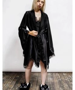 Killstar Devil's Lullaby Robe Black