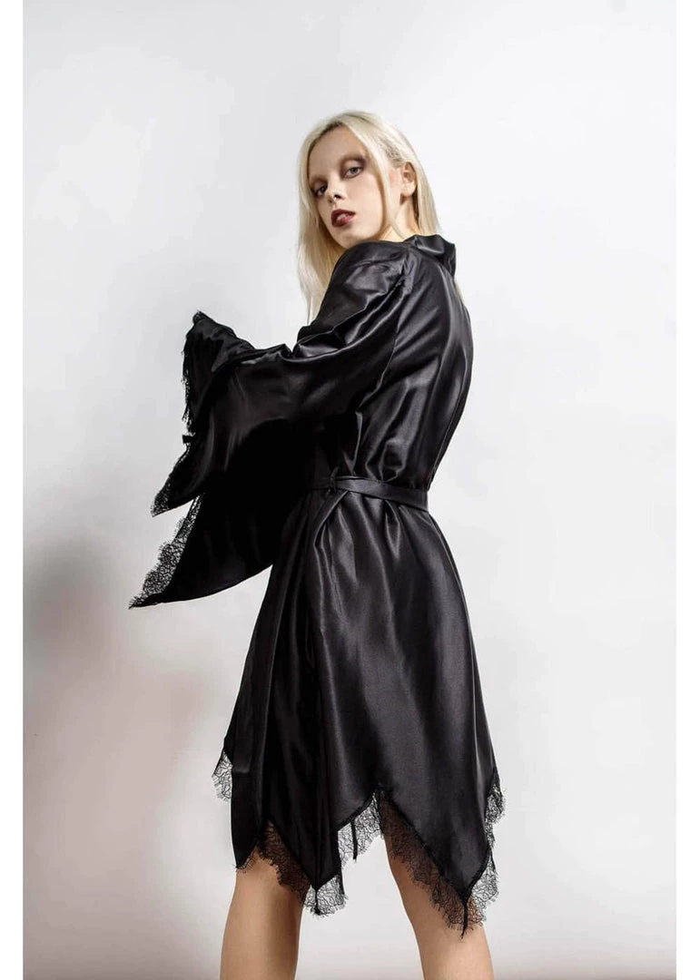 Killstar Devil's Lullaby Robe Black