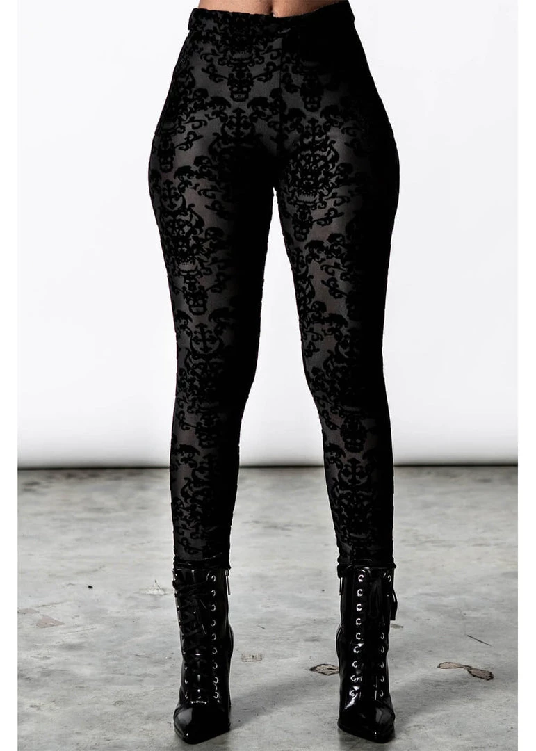 New In Killstar I'm Strange Leggings Black