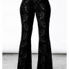 New In Killstar Lucifuge Bell Bottoms Trousers Black
