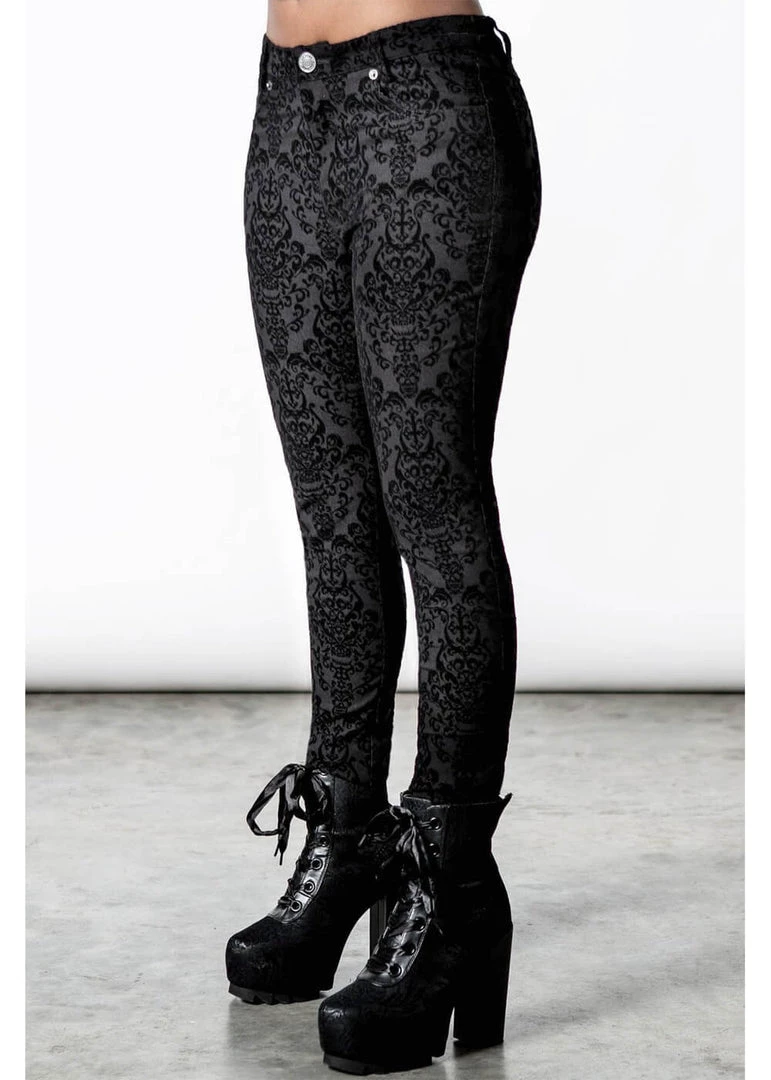 Killstar Exorcist Skinny Jeans Black New In