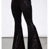 New In Killstar Magick Mourning Velvet Flare 70's Trousers Black