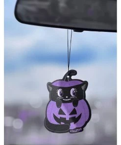 Killstar Meowloween Pumpkin Cat Air Freshener