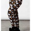 Killstar Haunted Pumpkin Lounge Leggings Black New In