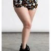 Killstar Haunted Pumpkin Pyjama Shorts Black New In