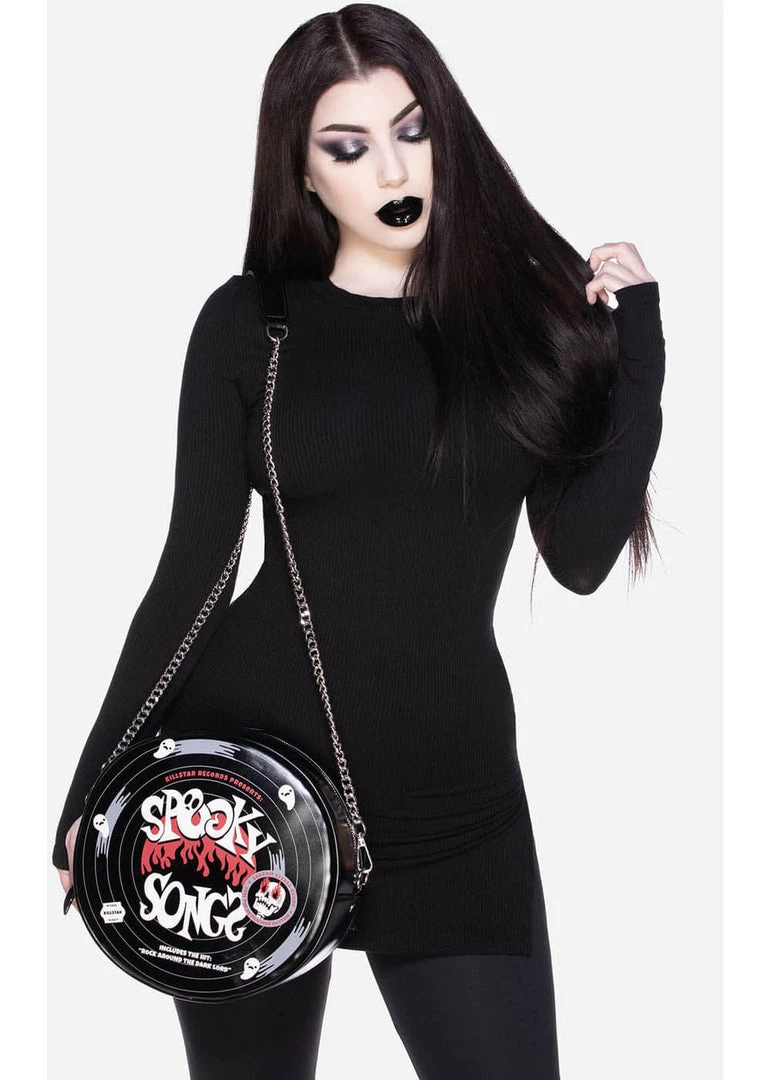 Killstar Spooky Songs Handbag Black