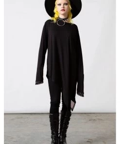 New In Killstar Manticore Mesh Top Black