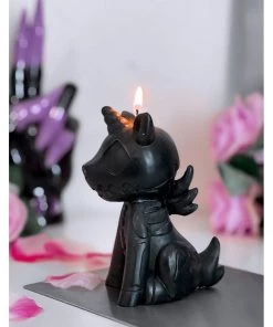 New In Killstar Unicorn Candle Black
