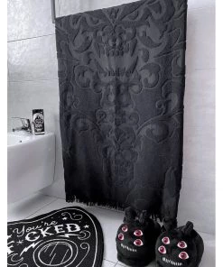 Killstar Daemon Bathroom Towel Black New In