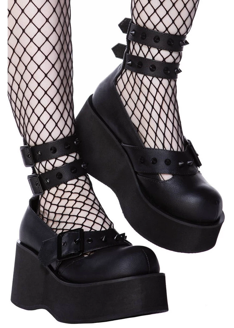 Killstar Bloody Mary Janes Shoes Black New In