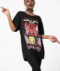 Killstar Devil Incarnate Relaxed Top Black New In
