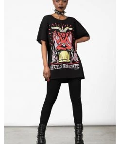 Killstar Devil Incarnate Relaxed Top Black New In