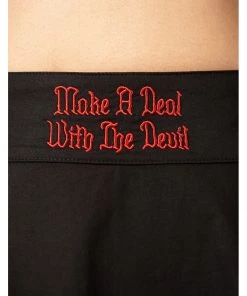 Killstar Covenant Skater Skirt Black