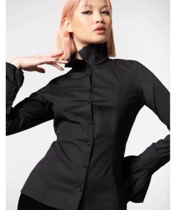 New In Killstar Feronia Shirt Blouse Black