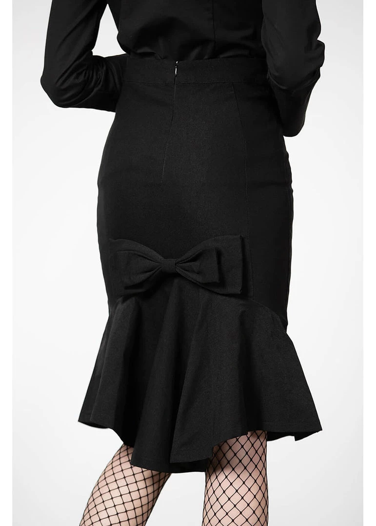 Killstar Chantra Pencil Skirt Black