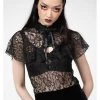 Killstar Sylvia Lace 40's Top Black New In