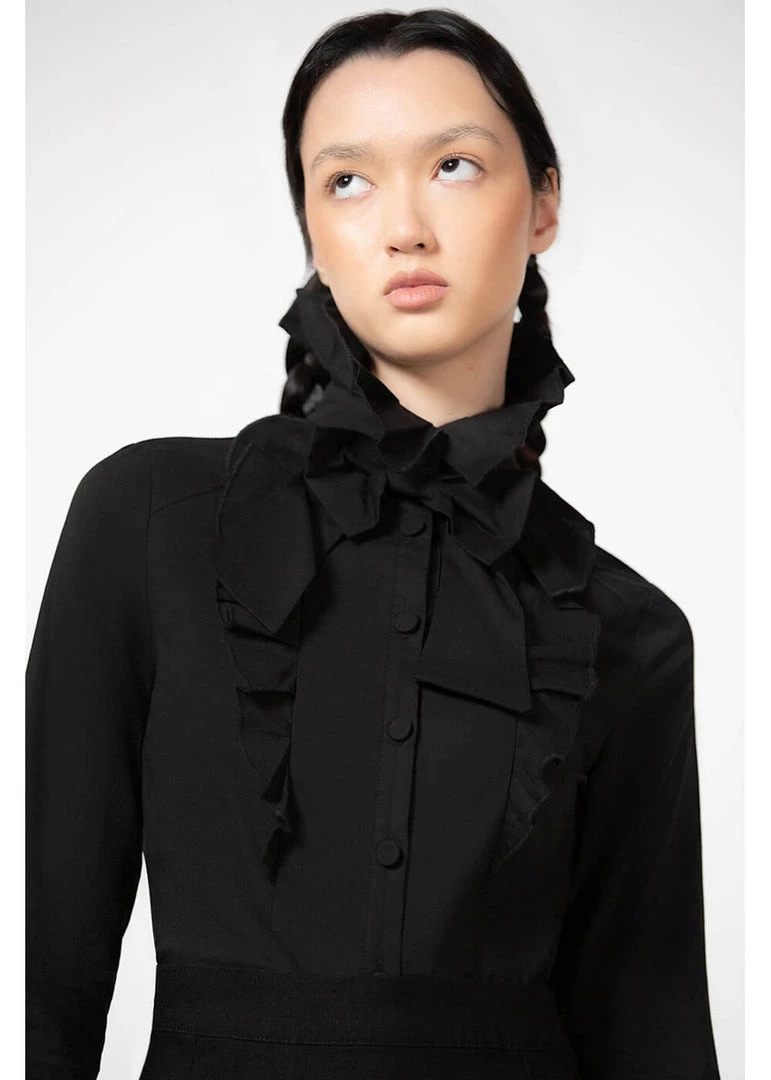 Killstar Hellisa Rue Shirt Blouse Black New In