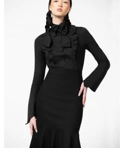 Killstar Hellisa Rue Shirt Blouse Black New In